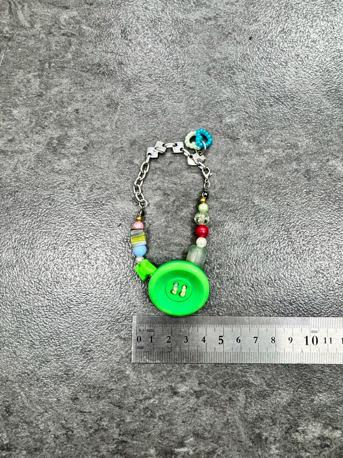 Light Green Button Bracelet