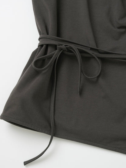 Layered Cowl Neck Top