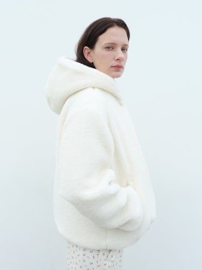 Rona Soft Fur Hoodie