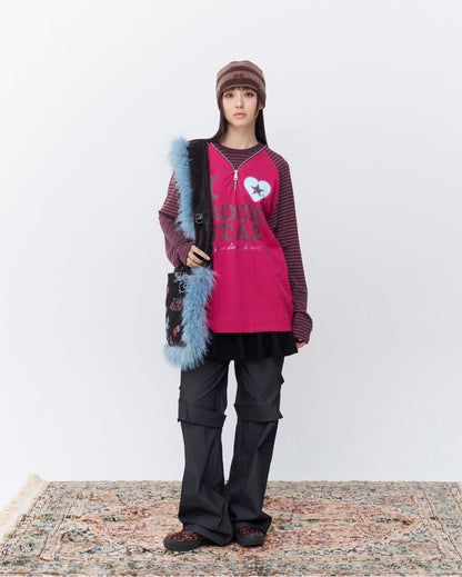 Punky lizard jacquard bag