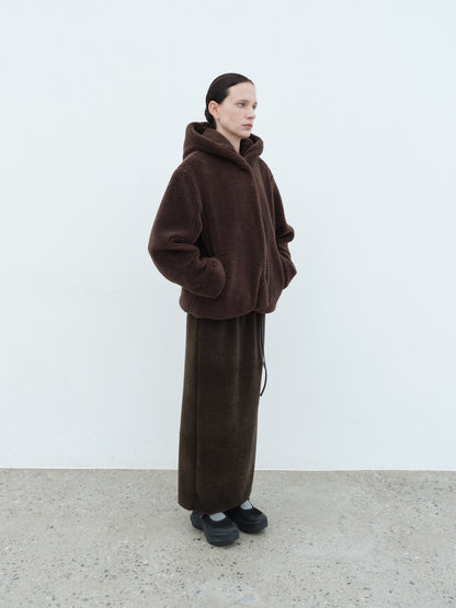 Rona Soft Fur Hoodie