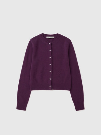 Flower Wool Cashmere Cardigan