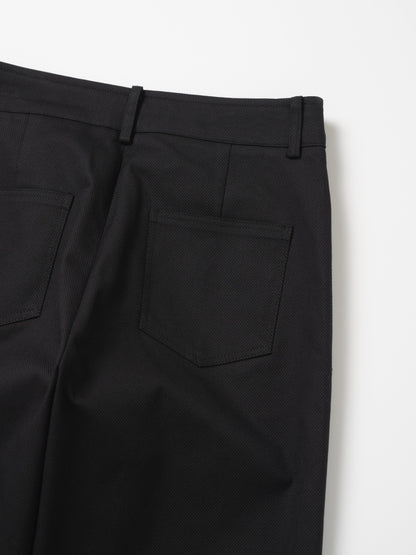 Waffle Textured Straight Pants