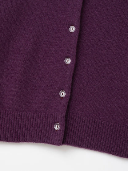 Flower Wool Cashmere Cardigan