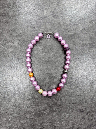 Purple Bubble Necklace
