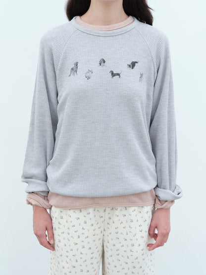 Puppy Friends Thermal Tee