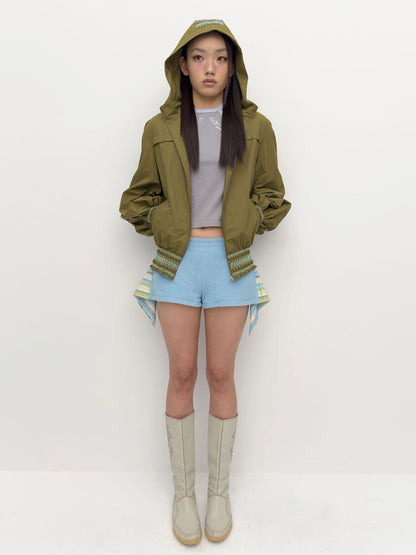 SMOCKING LIGHT WINDBREAKER