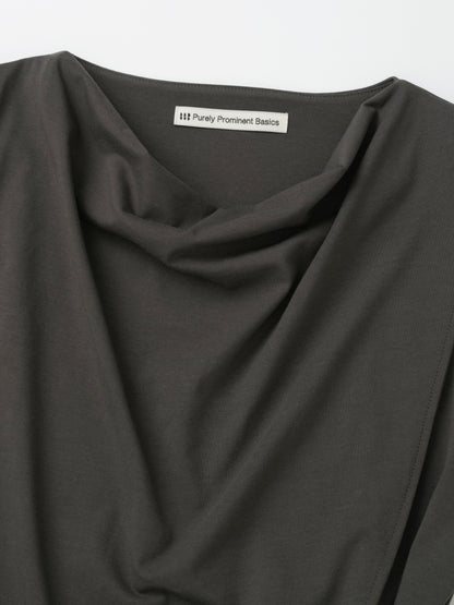 Layered Cowl Neck Top