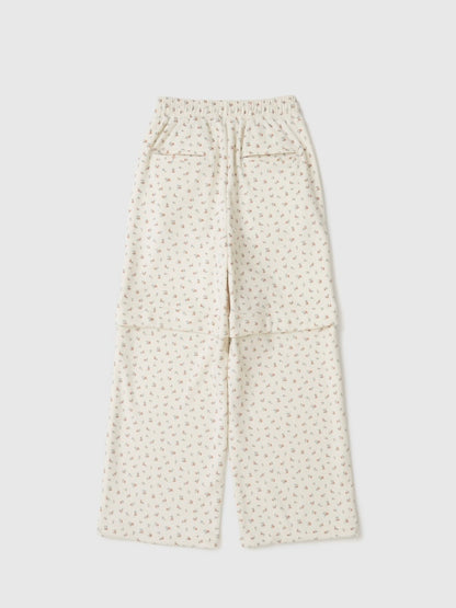 Floral Soft String Pants