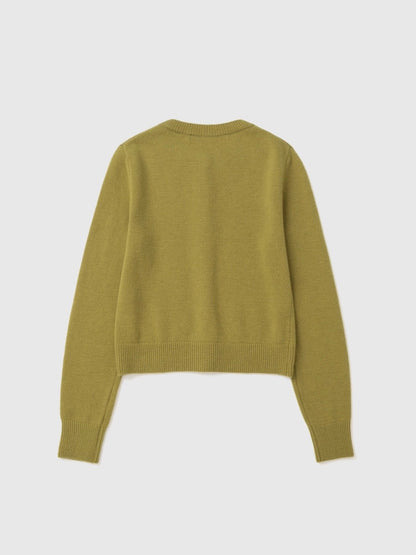 Flower Wool Cashmere Cardigan