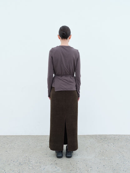Corduroy Maxi Skirt