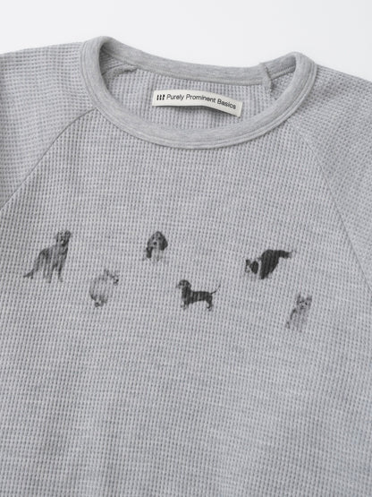 Puppy Friends Thermal Tee