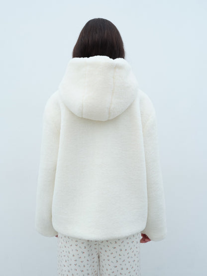 Rona Soft Fur Hoodie