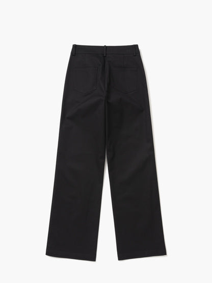 Waffle Textured Straight Pants