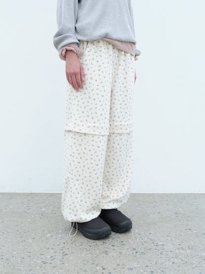 Floral Soft String Pants
