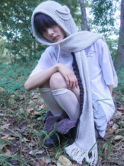 Pocket hoodie muffler