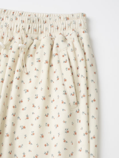 Floral Soft String Pants