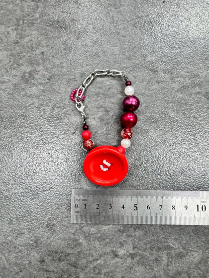 Red Button Bracelet