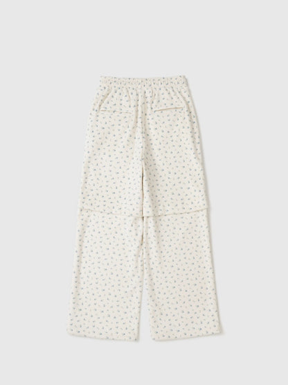 Floral Soft String Pants