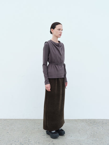 Corduroy Maxi Skirt