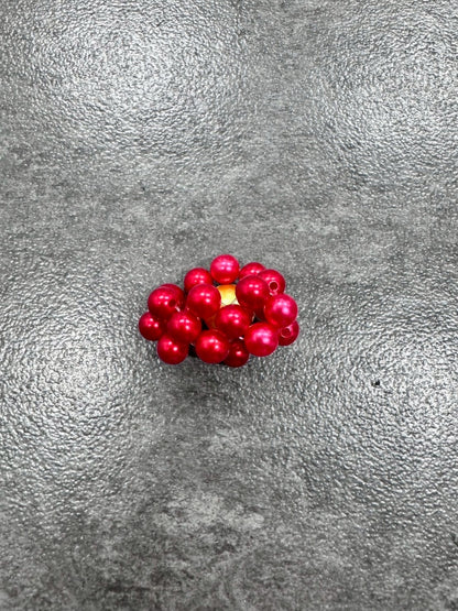 Red Gold Megaflower Ring