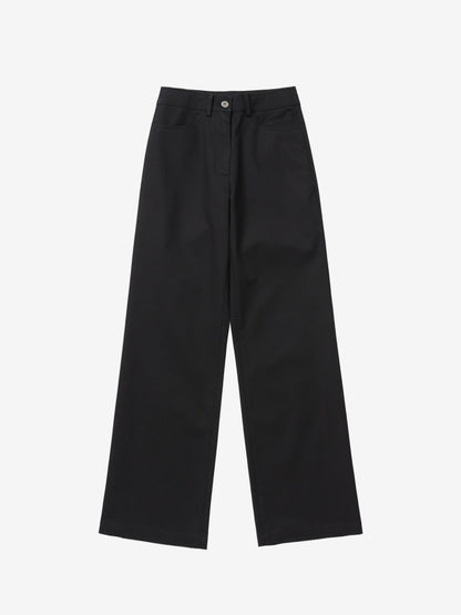 Waffle Textured Straight Pants