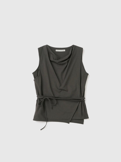 Layered Cowl Neck Top
