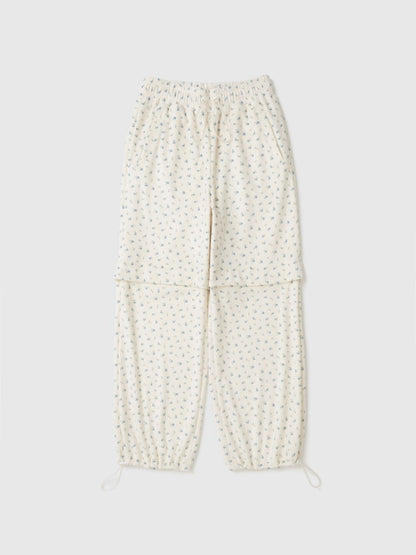 Floral Soft String Pants