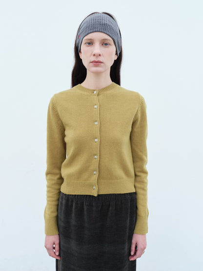 Flower Wool Cashmere Cardigan