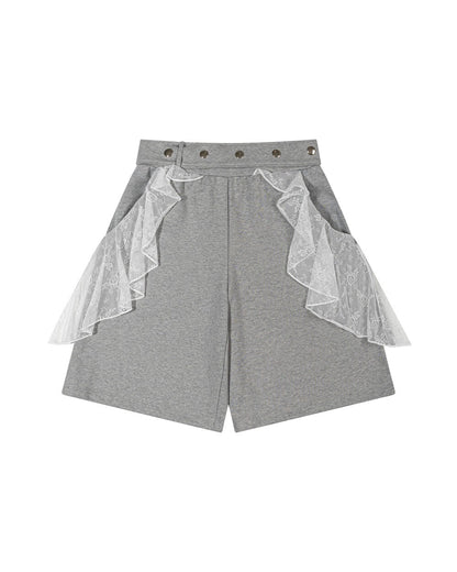 Ruffle basketball shorts