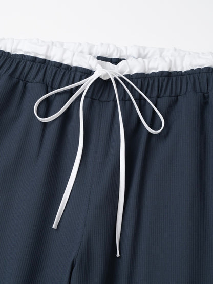 Layered Stripe Pants