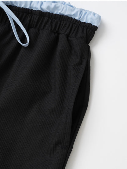 Layered Stripe Pants