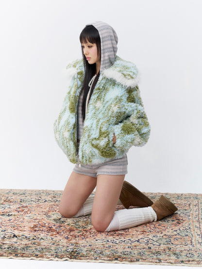 Flaming guitar jumper