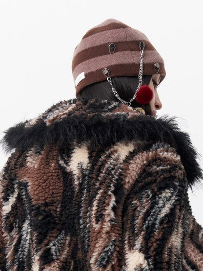 Piercing charm beanie