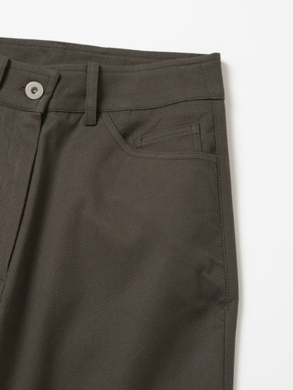 Waffle Textured Straight Pants