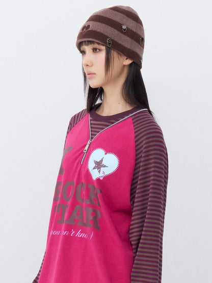 Piercing charm beanie