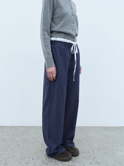 Layered Stripe Pants