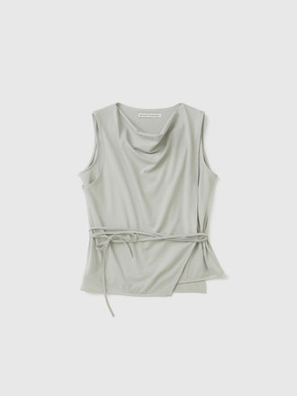 Layered Cowl Neck Top