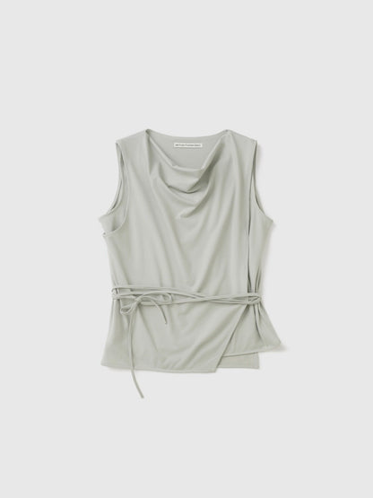 Layered Cowl Neck Top