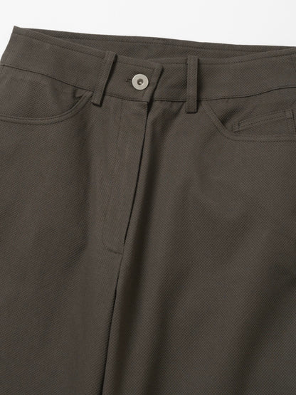 Waffle Textured Straight Pants
