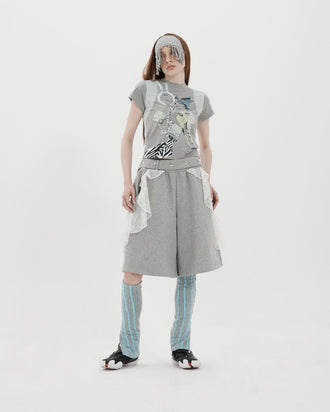 Ruffle basketball shorts