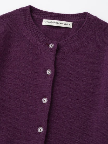 Flower Wool Cashmere Cardigan