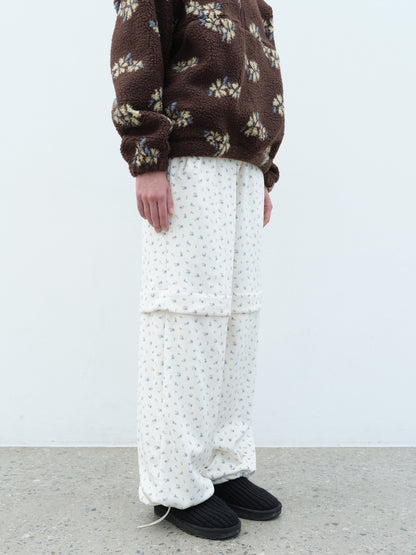 Floral Soft String Pants