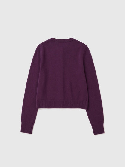 Flower Wool Cashmere Cardigan