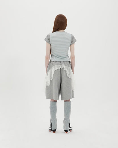 Ruffle basketball shorts