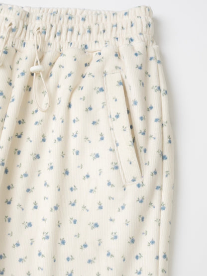 Floral Soft String Pants