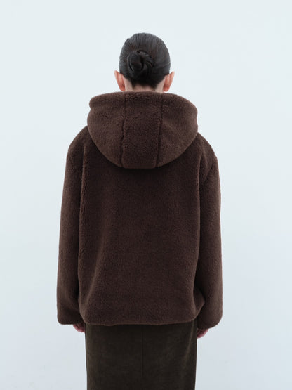 Rona Soft Fur Hoodie