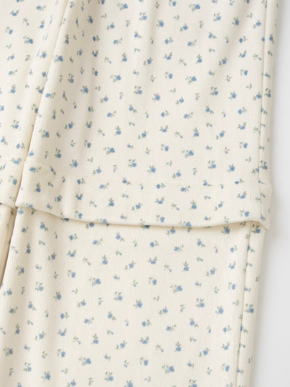 Floral Soft String Pants
