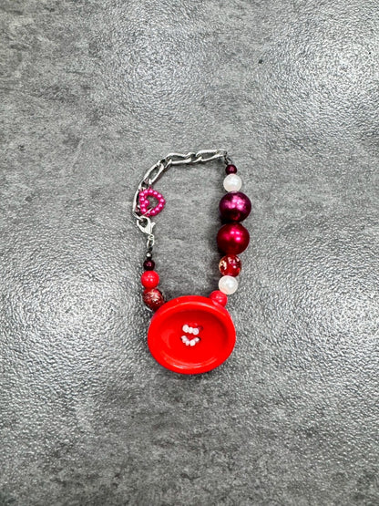 Red Button Bracelet