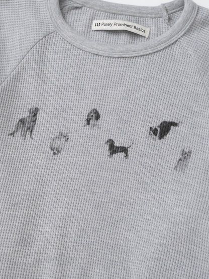 Puppy Friends Thermal Tee